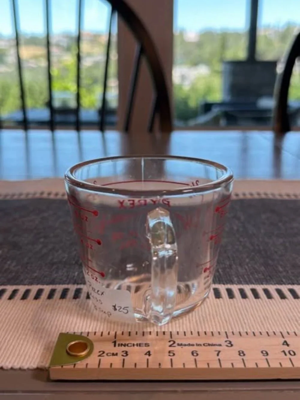 Vintage PYREX 1 Cup Glass Measuring Cup